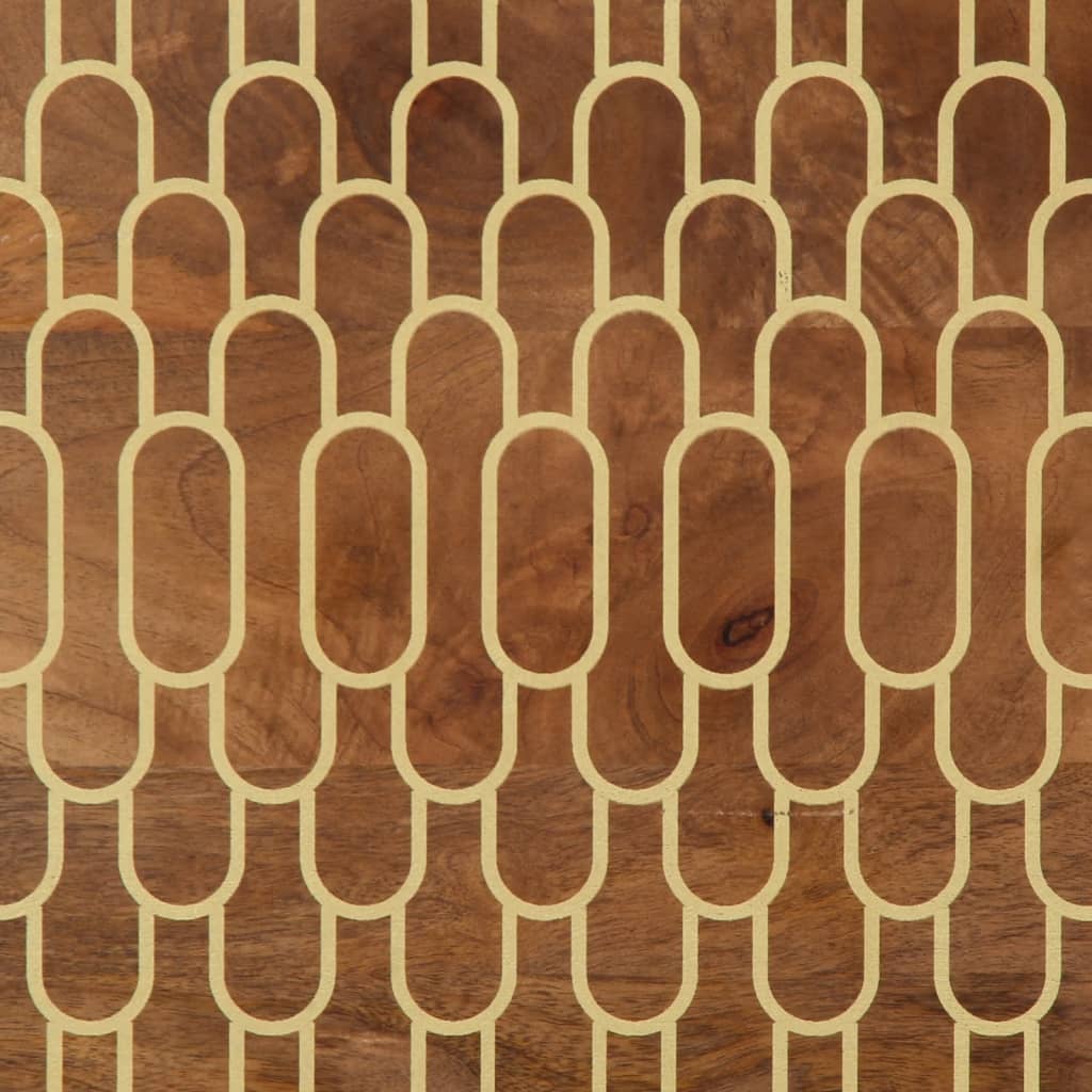 vidaXL Τραπεζάκι Σαλονιού 80 x 54 x 40 εκ. από Μασίφ Ξύλο Μάνγκο