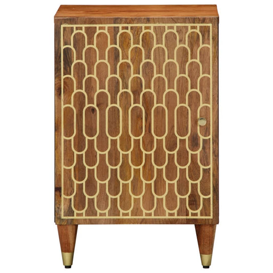 vidaXL Ντουλάπι Μπάνιου 38 x 33 x 58 εκ. από Μασίφ Ξύλο Μάνγκο