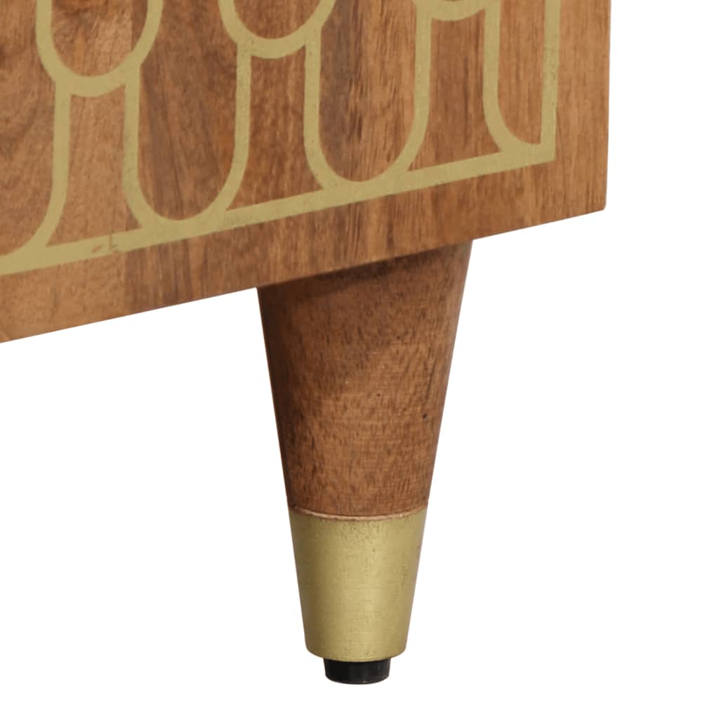 vidaXL Βοηθητικό Ντουλάπι 60 x 33 x 75 εκ. από Μασίφ Ξύλο Μάνγκο