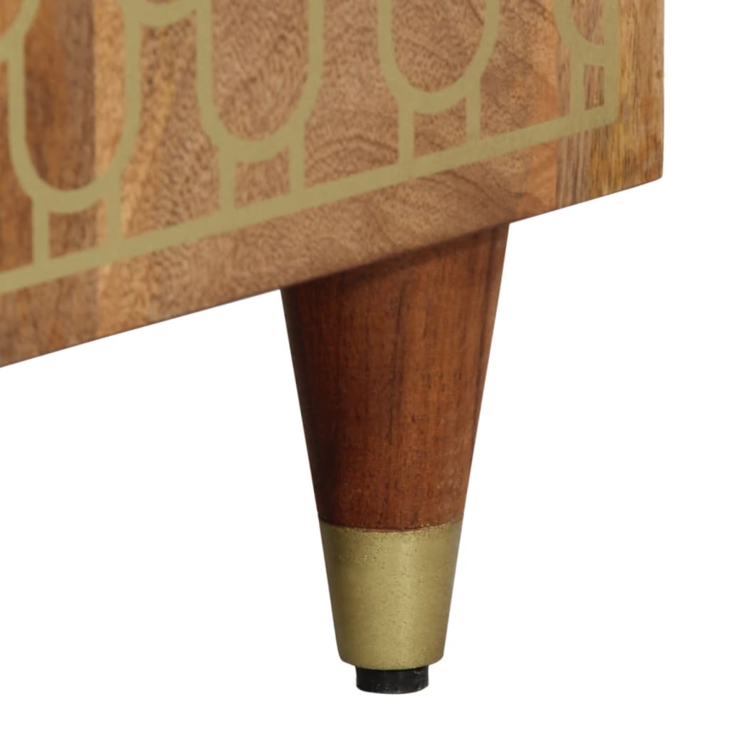 vidaXL Ντουλάπι 40 x 33 x 110 εκ. από Μασίφ Ξύλο Μάνγκο