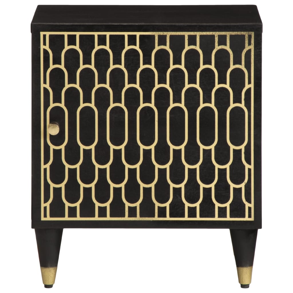 vidaXL Κομοδίνο 40 x 33 x 46 εκ. από Μασίφ Ξύλο Μάνγκο