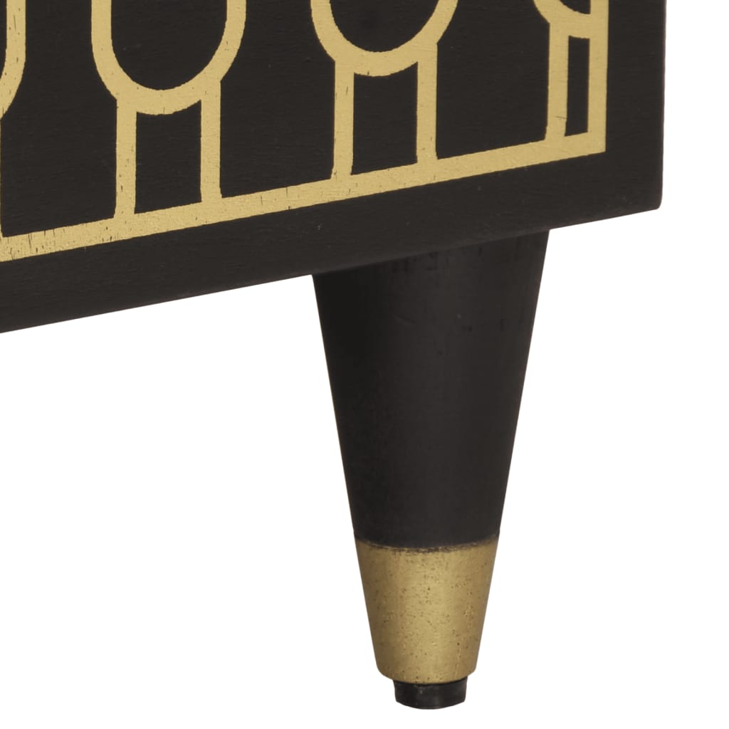 vidaXL Κομοδίνα 2 τεμ. 40 x 33 x 46 εκ. από Μασίφ Ξύλο Μάνγκο