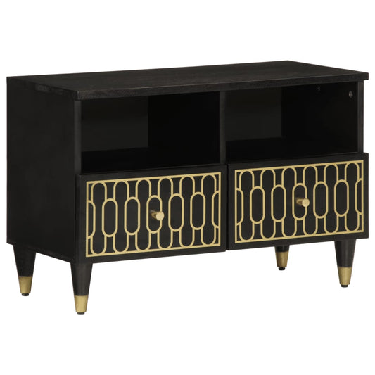 vidaXL Έπιπλο Τηλεόρασης 70 x 33 x 46 εκ. από Μασίφ Ξύλο Μάνγκο