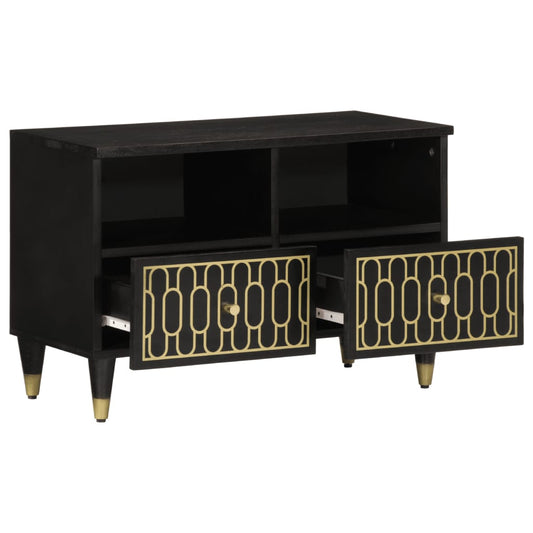 vidaXL Έπιπλο Τηλεόρασης 70 x 33 x 46 εκ. από Μασίφ Ξύλο Μάνγκο