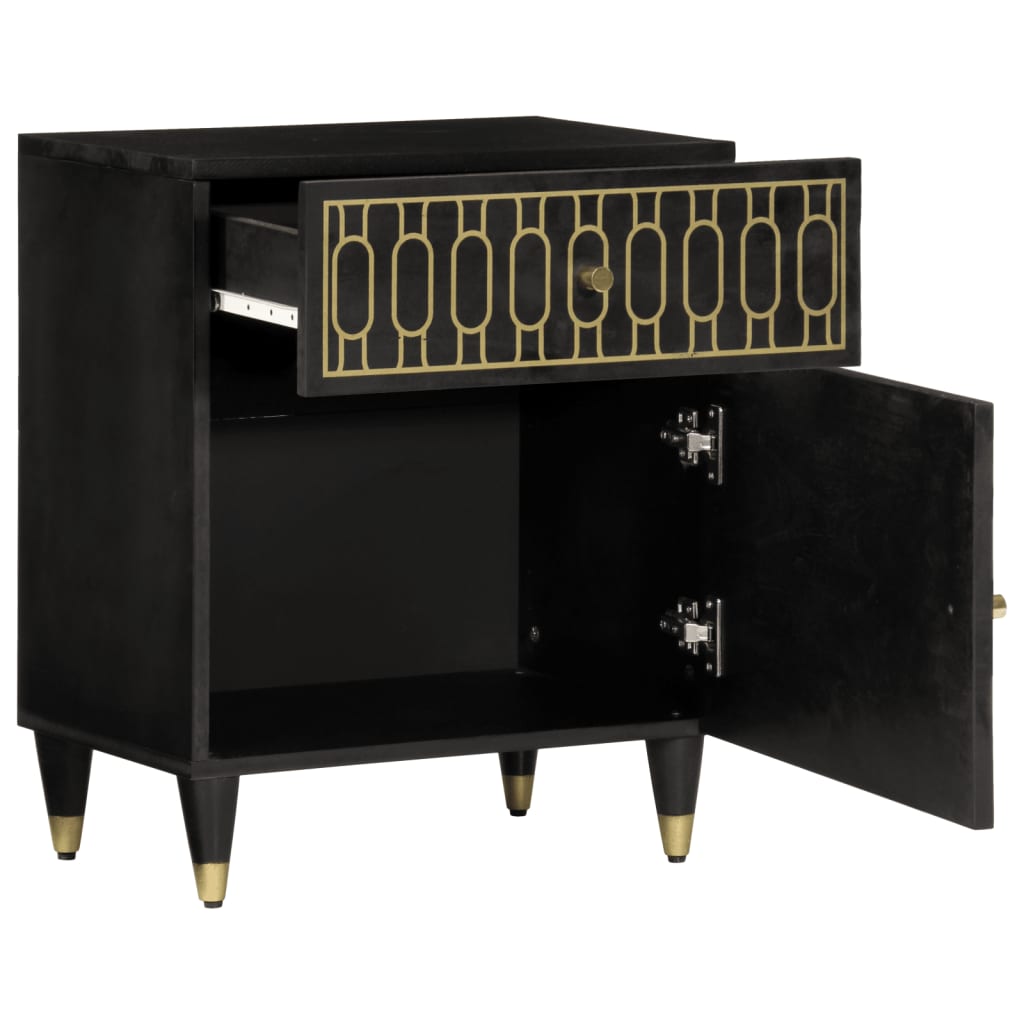 vidaXL Κομοδίνο 50 x 33 x 60 εκ. από Μασίφ Ξύλο Μάνγκο