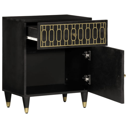 vidaXL Κομοδίνο 50 x 33 x 60 εκ. από Μασίφ Ξύλο Μάνγκο