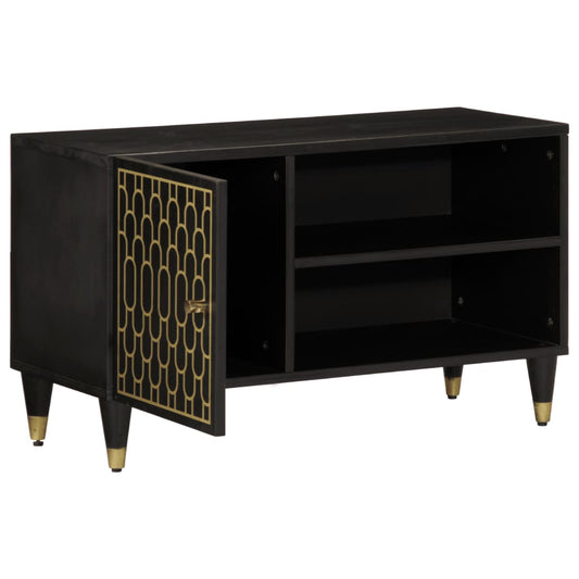 vidaXL Έπιπλο Τηλεόρασης 80x31,5x46 εκ. από Μασίφ Ξύλο Μάνγκο