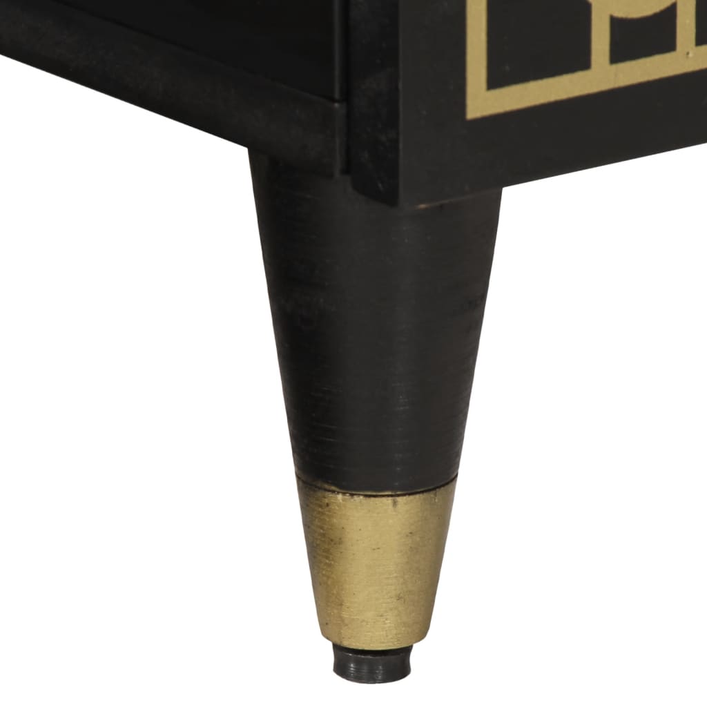 vidaXL Ντουλάπι Μπάνιου 38 x 33 x 58 εκ. από Μασίφ Ξύλο Μάνγκο