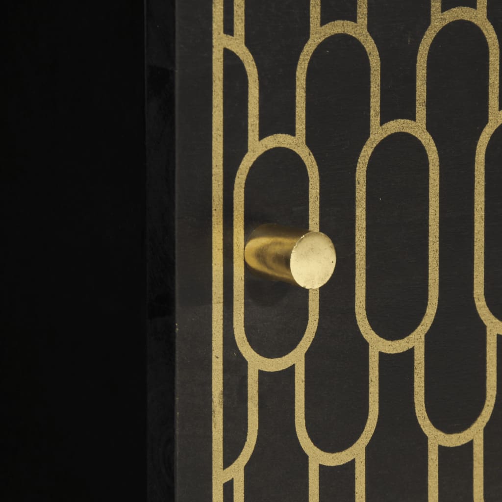 vidaXL Βοηθητικό Ντουλάπι 80 x 33 x 75 εκ. από Μασίφ Ξύλο Μάνγκο