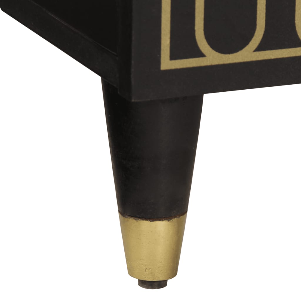 vidaXL Βοηθητικό Ντουλάπι 90 x 33 x 75 εκ. από Μασίφ Ξύλο Μάνγκο