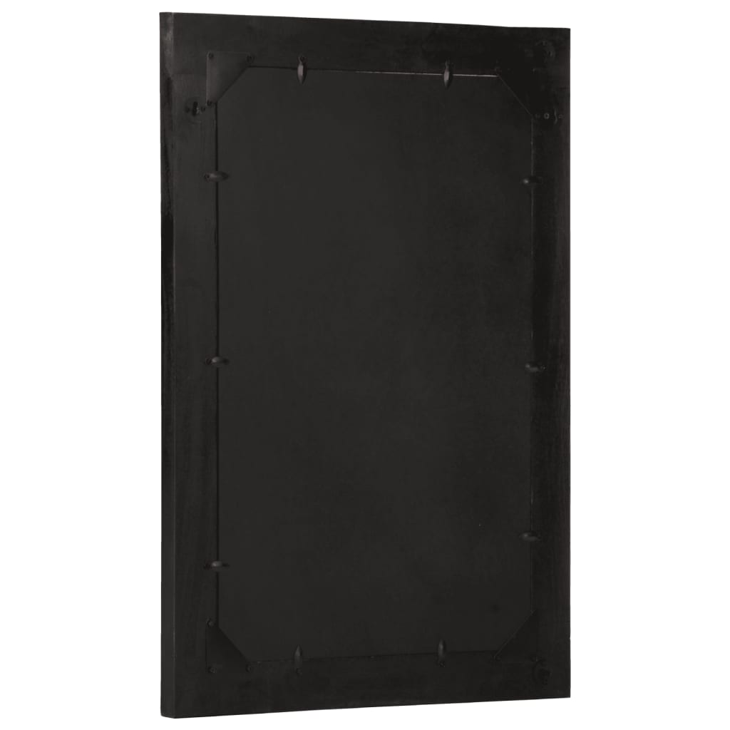 vidaXL Καθρέφτης Μπάνιου 50x70x2,5 εκ. από Μασίφ Ξύλο Μάνγκο/Γυαλί