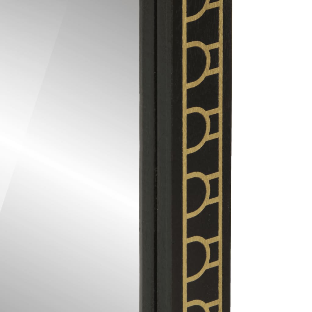 vidaXL Καθρέφτης Μπάνιου 50x70x2,5 εκ. από Μασίφ Ξύλο Μάνγκο/Γυαλί