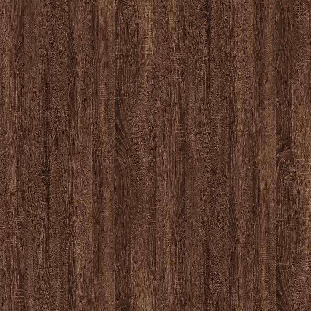 vidaXL Σετ Επίπλων Μπάνιου 2 Τεμαχίων Καφέ Δρυς από Τεχν. Ξύλο