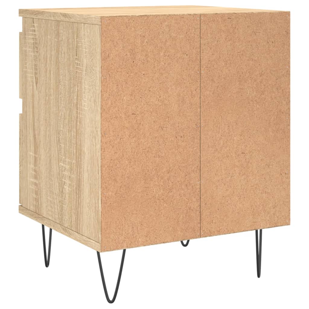 vidaXL Κομοδίνο Sonoma Δρυς 40 x 35 x 50 εκ. από Επεξεργ. Ξύλο