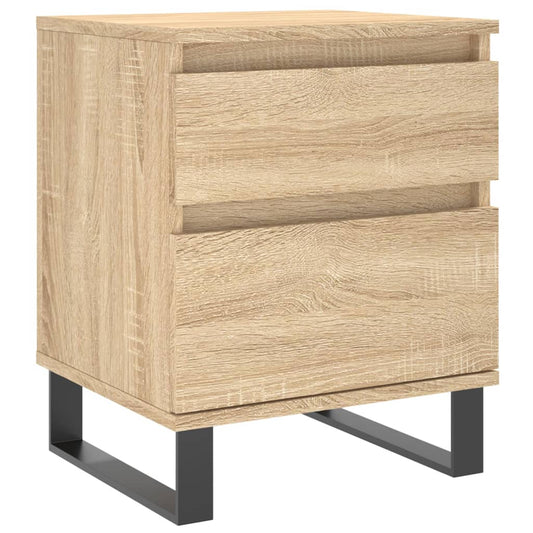 vidaXL Κομοδίνο Sonoma Δρυς 40 x 35 x 50 εκ. από Επεξεργ. Ξύλο