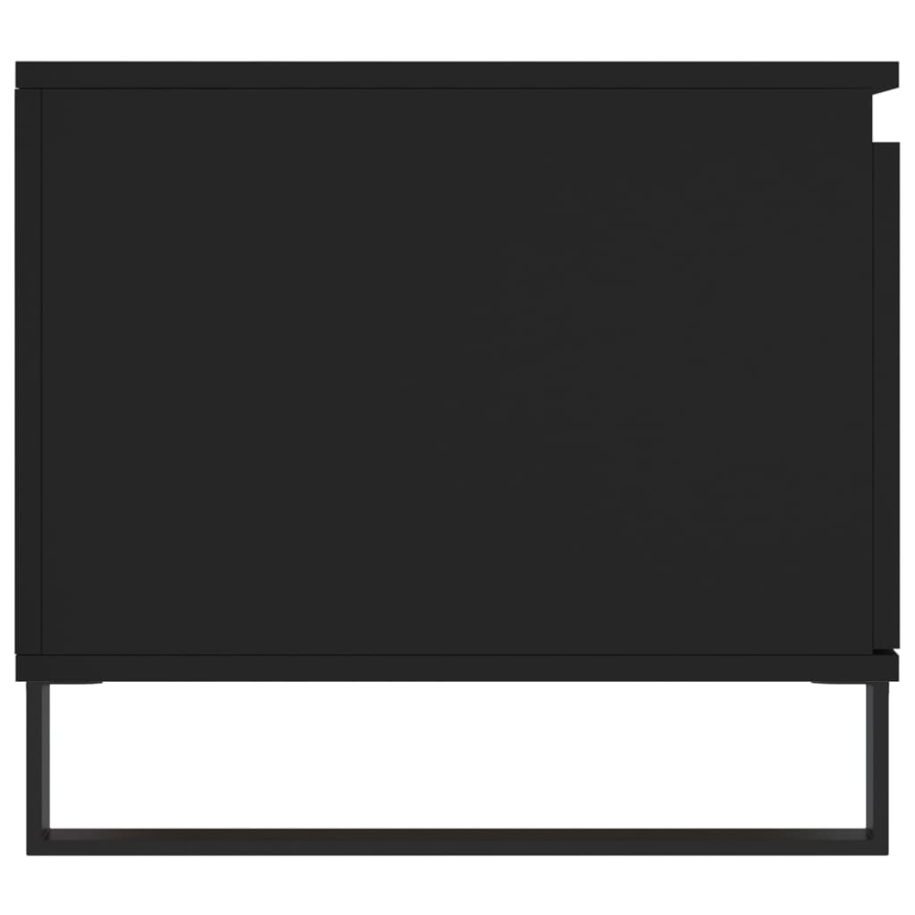 vidaXL Τραπεζάκι Σαλονιού Μαύρο 100x50x45 εκ. Επεξεργασμένο Ξύλο