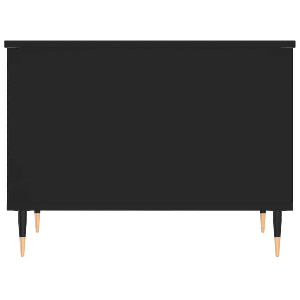 vidaXL Τραπεζάκι Σαλονιού Μαύρο 60x44,5x45 εκ. Επεξεργασμένο Ξύλο