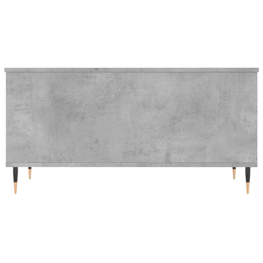 vidaXL Τραπεζάκι Σαλονιού Γκρι Σκυροδ. 90x44,5x45 εκ. Επεξεργ. Ξύλο