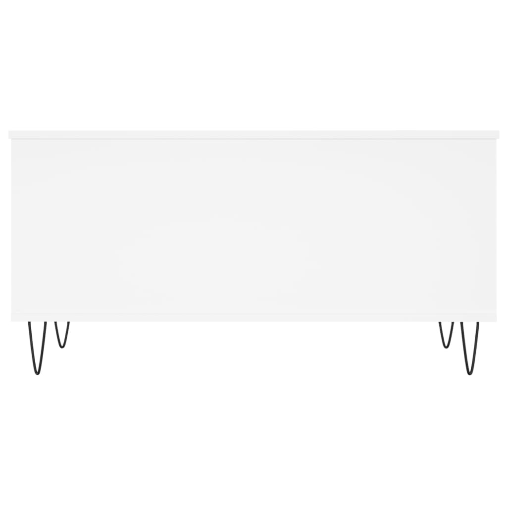 vidaXL Τραπεζάκι Σαλονιού Λευκό 90x44,5x45 εκ. από Επεξεργασμένο Ξύλο