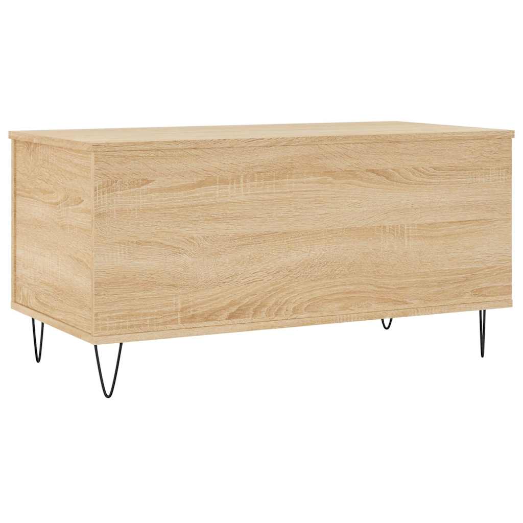 vidaXL Τραπεζάκι Σαλονιού Sonoma Δρυς 90x44,5x45εκ. Επεξεργασμένο Ξύλο