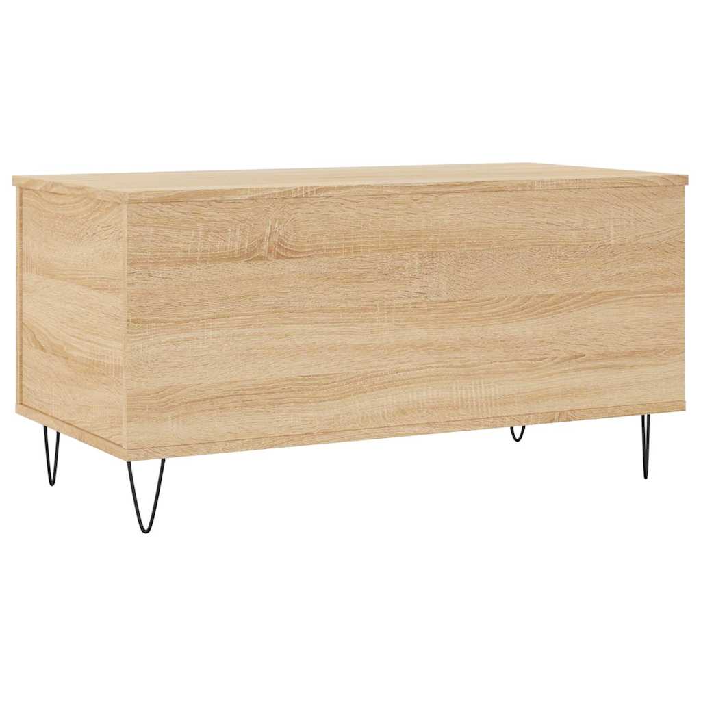 vidaXL Τραπεζάκι Σαλονιού Sonoma Δρυς 90x44,5x45εκ. Επεξεργασμένο Ξύλο