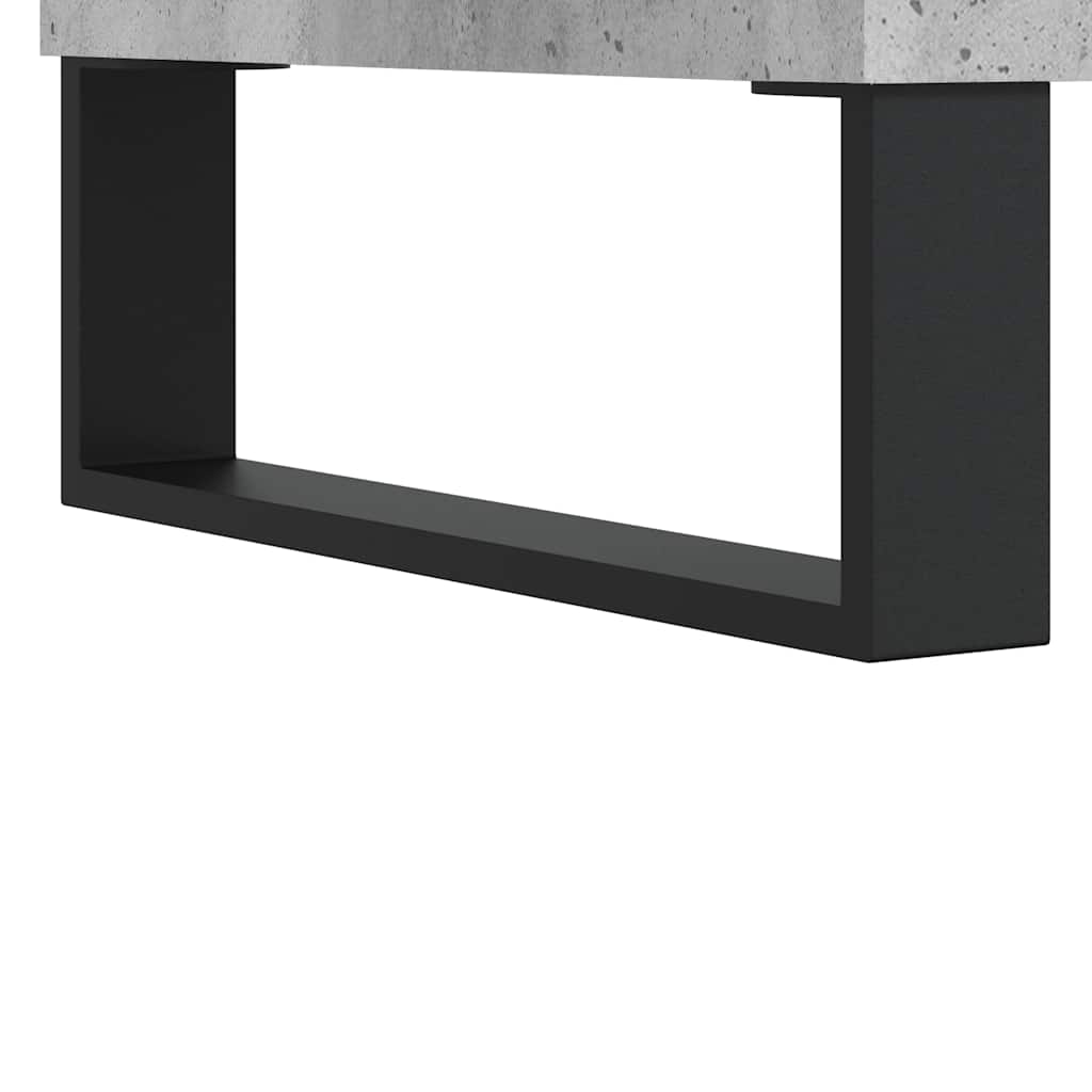 vidaXL Τραπεζάκι Σαλονιού Γκρι Σκυροδ. 90x44,5x45 εκ. Επεξεργ. Ξύλο