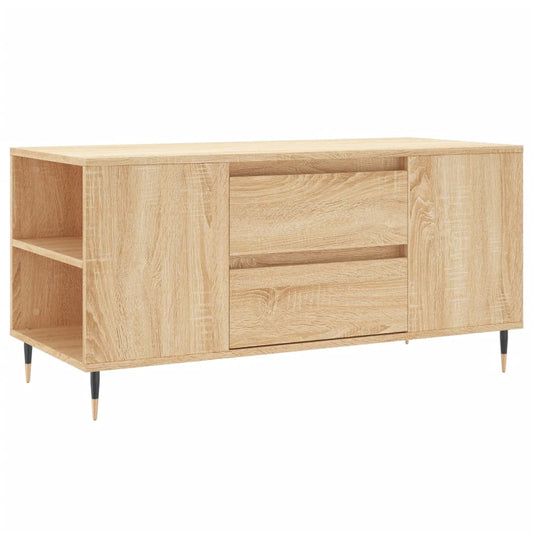 vidaXL Τραπεζάκι Σαλονιού Sonoma Δρυς 102x44,5x50 εκ. Επεξεργ. Ξύλο