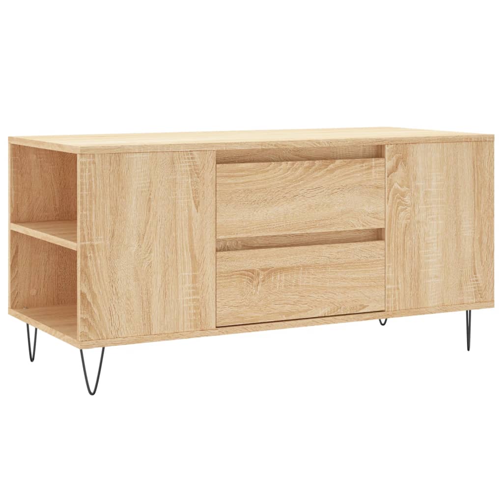 vidaXL Τραπεζάκι Σαλονιού Sonoma Δρυς 102x44,5x50 εκ. Επεξεργ. Ξύλο