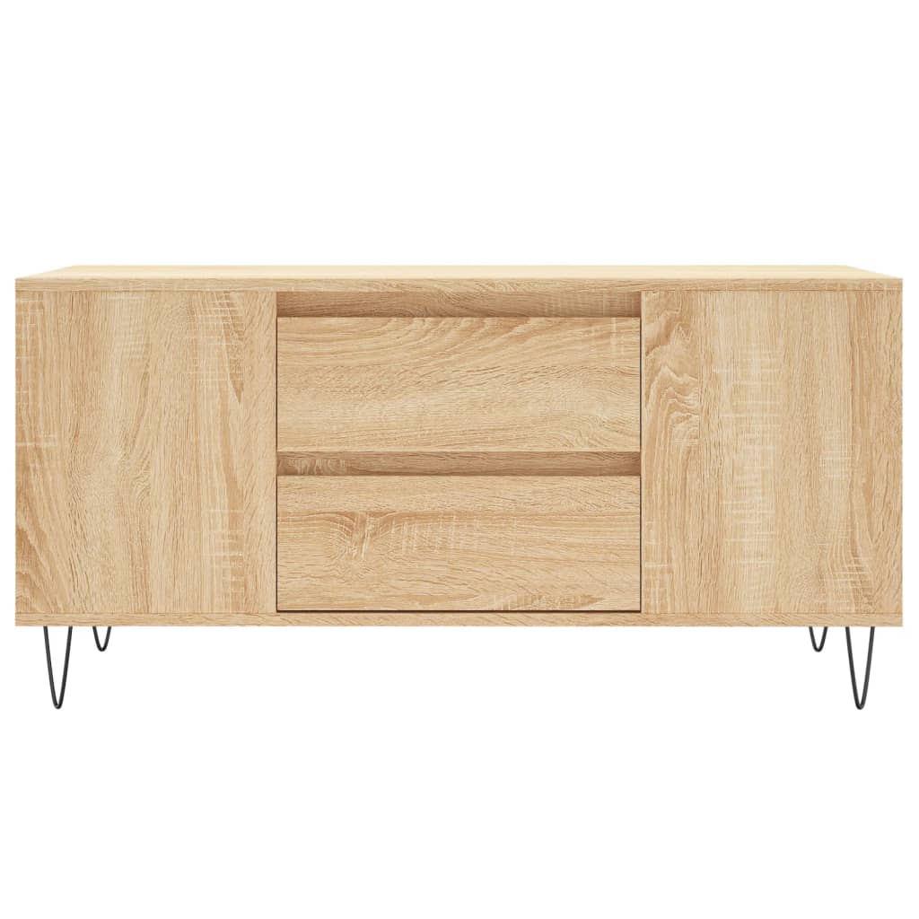 vidaXL Τραπεζάκι Σαλονιού Sonoma Δρυς 102x44,5x50 εκ. Επεξεργ. Ξύλο
