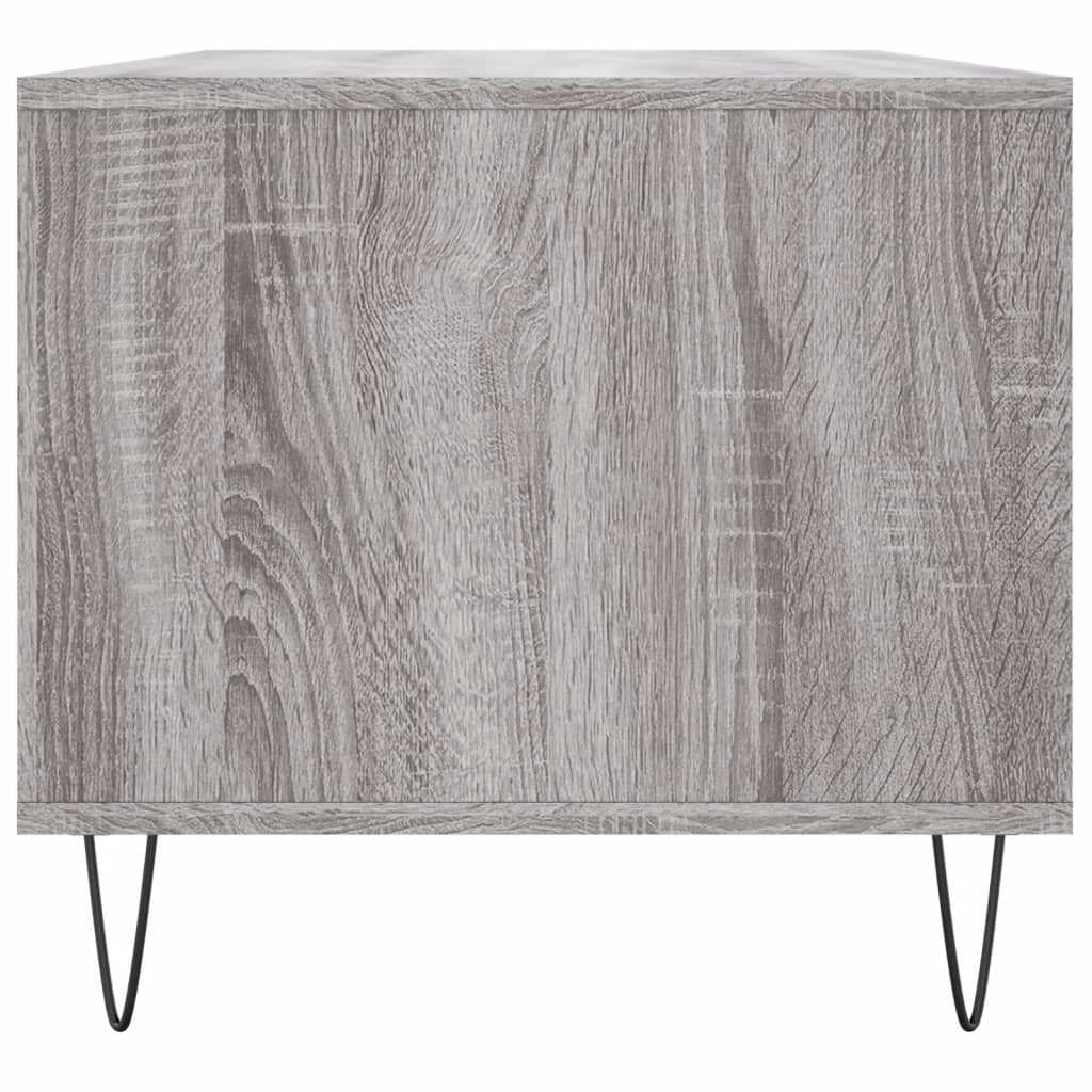 vidaXL Τραπεζάκι Σαλονιού Γκρι Sonoma 90x49x45 εκ.Επεξεργασμένο Ξύλο