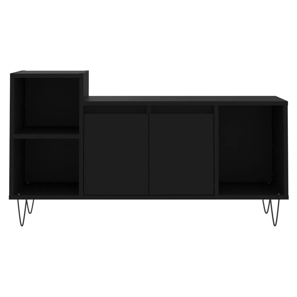 vidaXL Έπιπλο Τηλεόρασης Μαύρο 100x35x55 εκ. Επεξ. Επεξεργασμένο Ξύλο