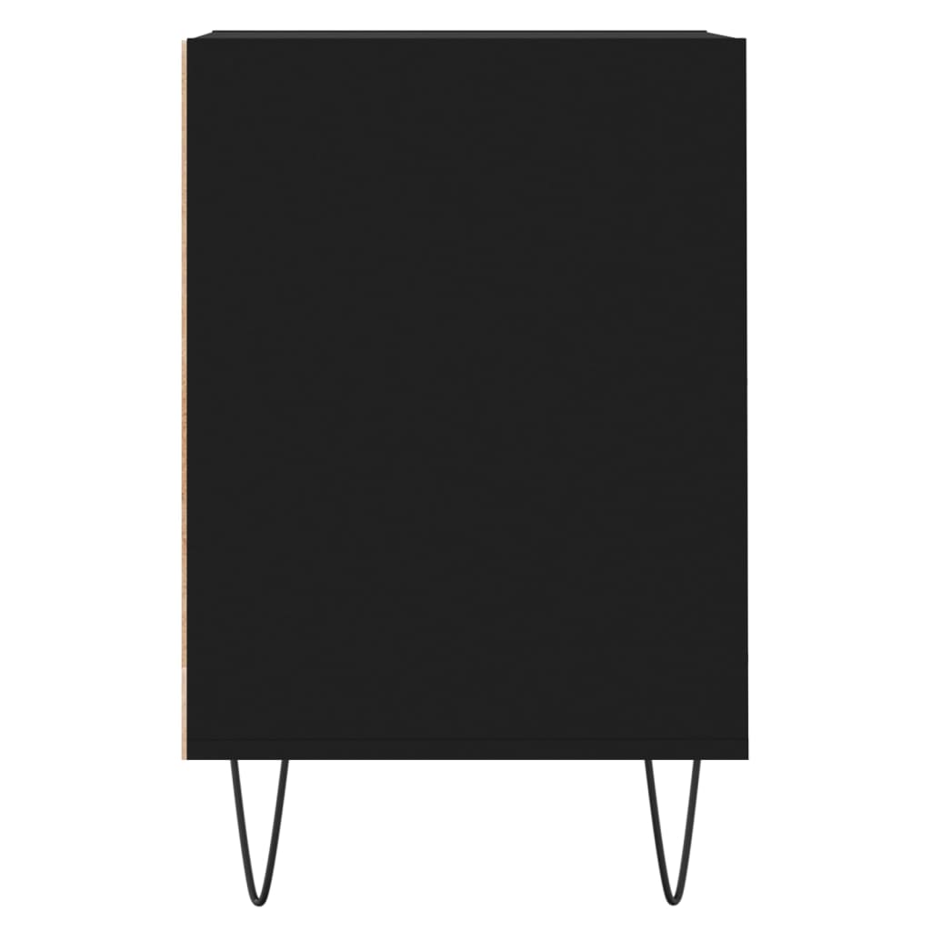 vidaXL Έπιπλο Τηλεόρασης Μαύρο 100x35x55 εκ. Επεξ. Επεξεργασμένο Ξύλο