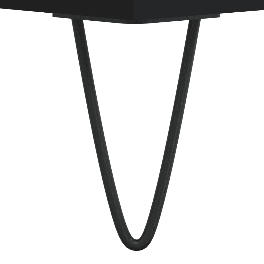 vidaXL Έπιπλο Τηλεόρασης Μαύρο 100x35x55 εκ. Επεξ. Επεξεργασμένο Ξύλο