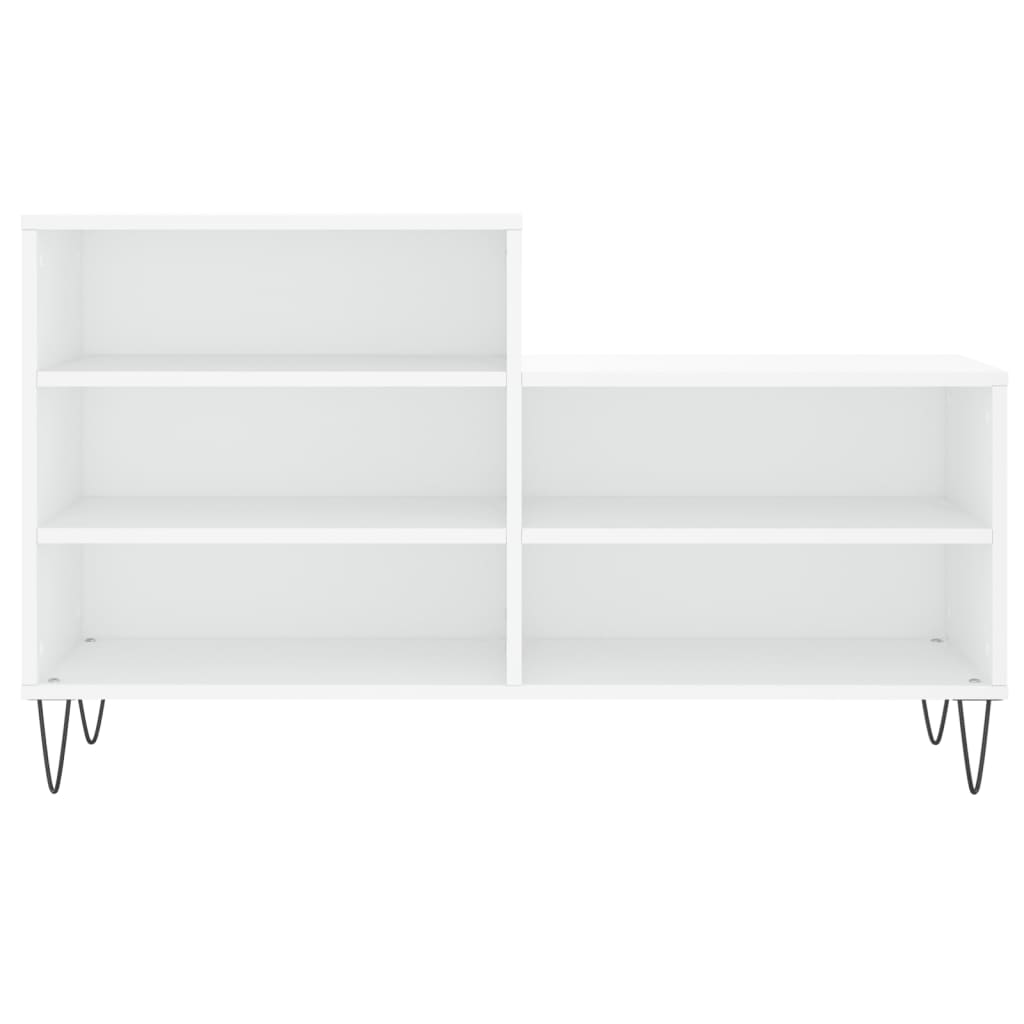 vidaXL Παπουτσοθήκη Λευκή 102x36x60 εκ. από Επεξεργασμένο Ξύλο