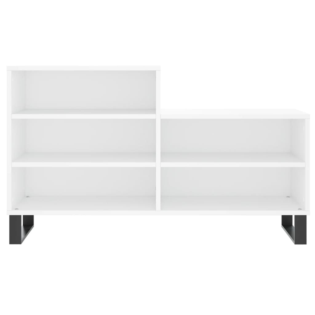 vidaXL Παπουτσοθήκη Λευκή 102x36x60 εκ. από Επεξεργασμένο Ξύλο