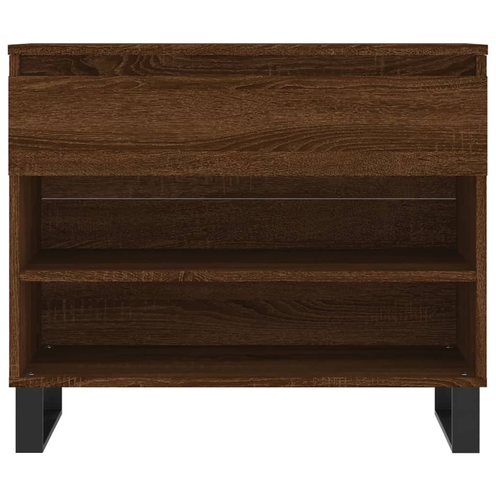 vidaXL Παπουτσοθήκη Καφέ Δρυς 70x36x60 εκ. από Επεξεργασμένο Ξύλο