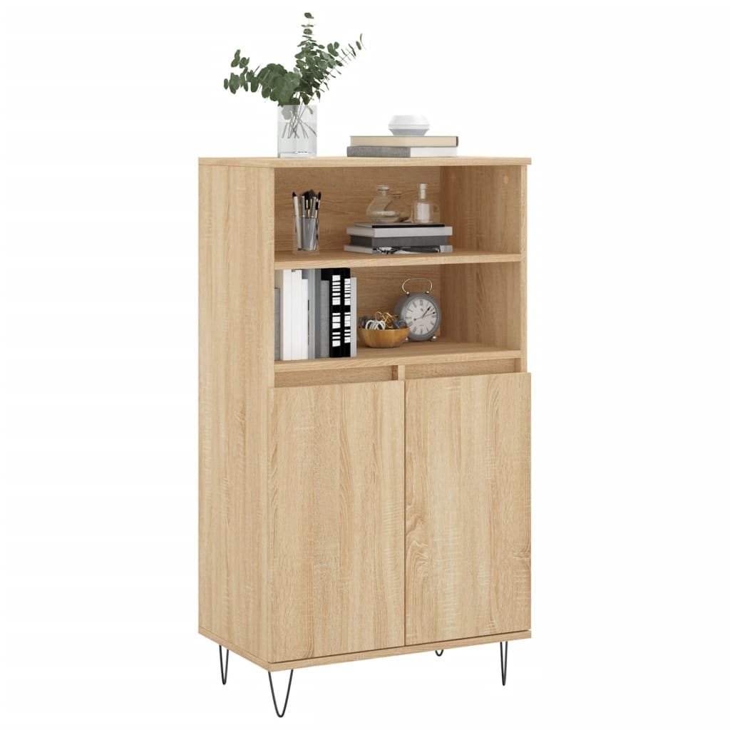 vidaXL Ντουλάπι Sonoma Δρυς 60 x 36 x 110 εκ. από Επεξεργασμένο Ξύλο
