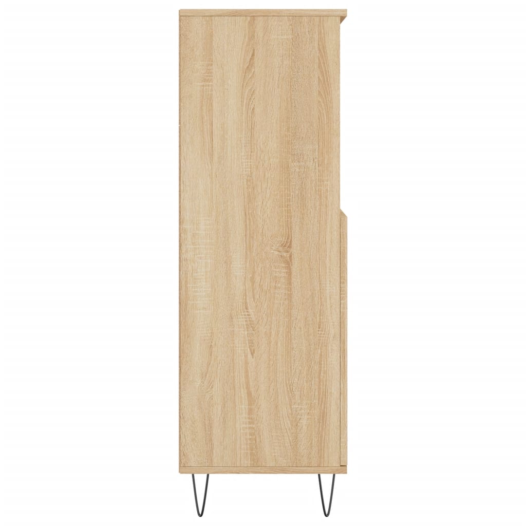 vidaXL Ντουλάπι Sonoma Δρυς 60 x 36 x 110 εκ. από Επεξεργασμένο Ξύλο