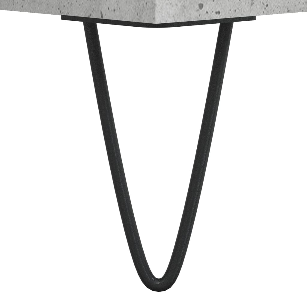 vidaXL Ντουλάπι Γκρι σκυροδέματος 60x36x110 εκ. από Επεξεργασμένο Ξύλο