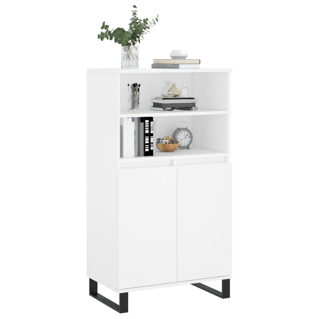 vidaXL Ντουλάπι Λευκό 60 x 36 x 110 εκ. από Επεξεργασμένο Ξύλο