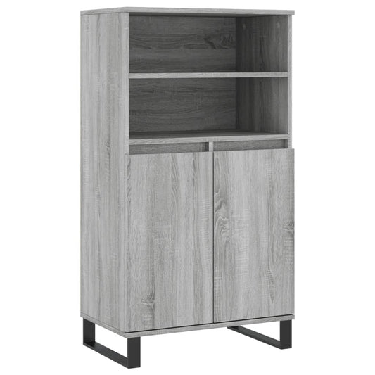 vidaXL Ντουλάπι Γκρι Sonoma 60 x 36 x 110 εκ. από Επεξεργασμένο Ξύλο