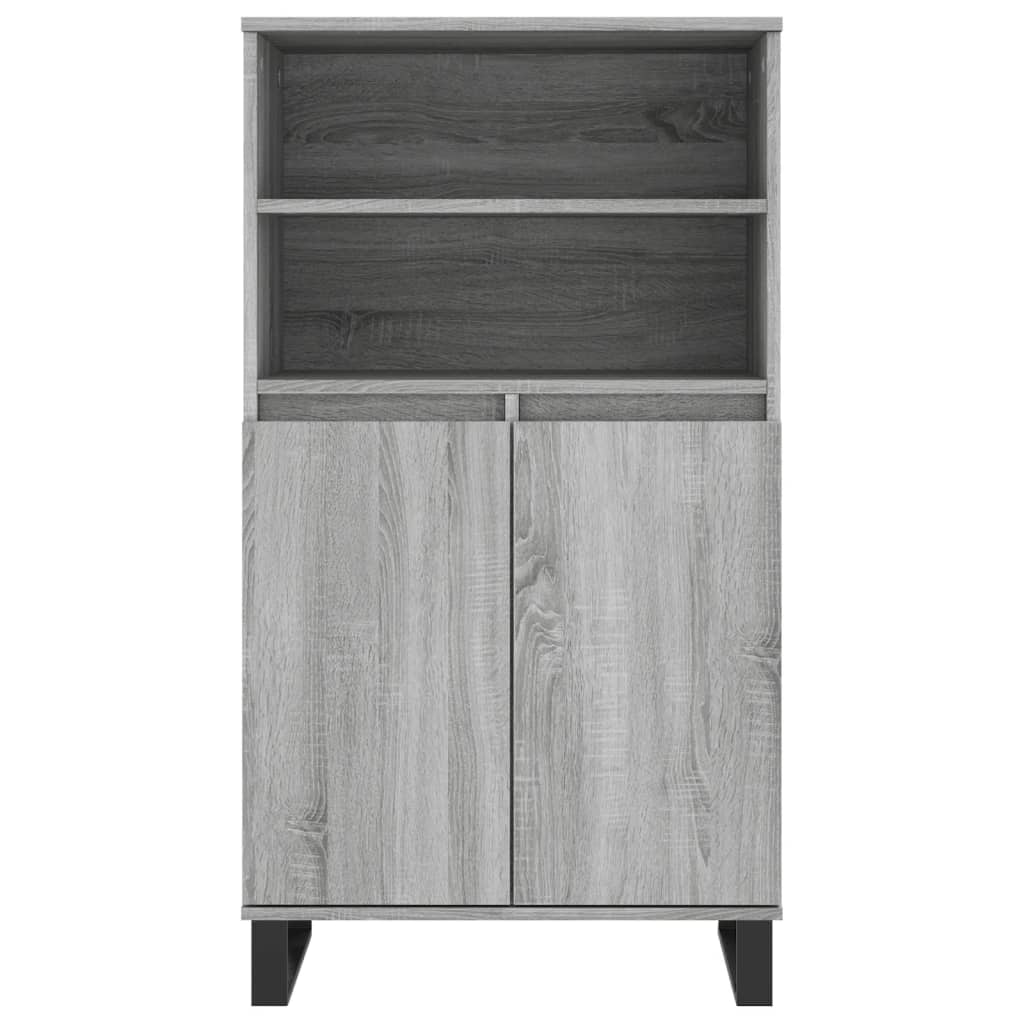 vidaXL Ντουλάπι Γκρι Sonoma 60 x 36 x 110 εκ. από Επεξεργασμένο Ξύλο