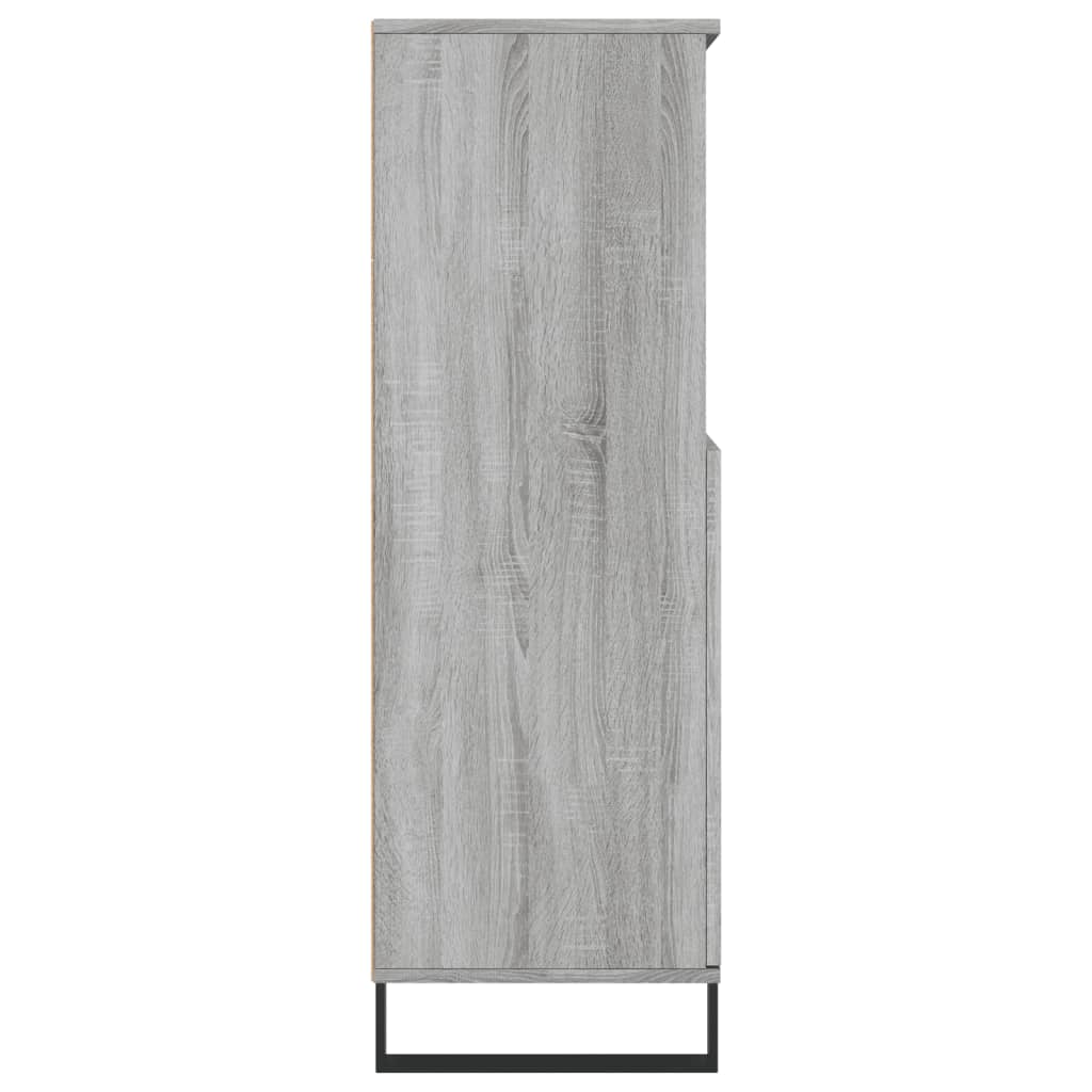 vidaXL Ντουλάπι Γκρι Sonoma 60 x 36 x 110 εκ. από Επεξεργασμένο Ξύλο