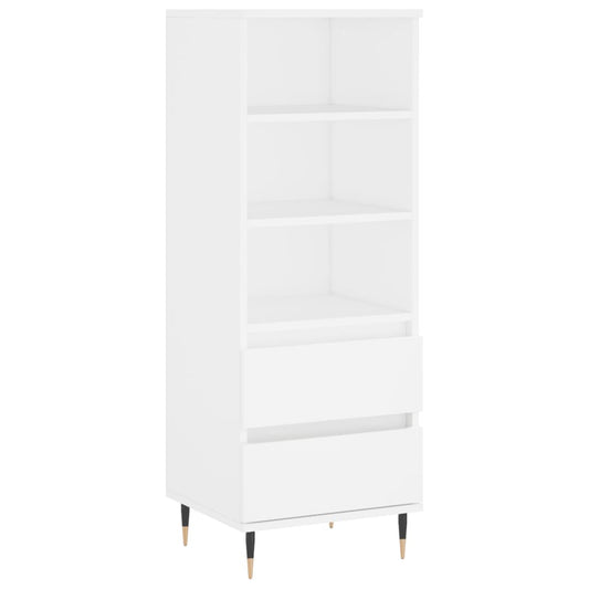 vidaXL Ντουλάπι Λευκό 40 x 36 x 110 εκ. από Επεξεργασμένο Ξύλο