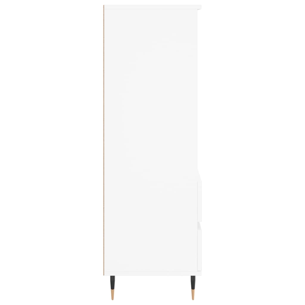 vidaXL Ντουλάπι Λευκό 40 x 36 x 110 εκ. από Επεξεργασμένο Ξύλο