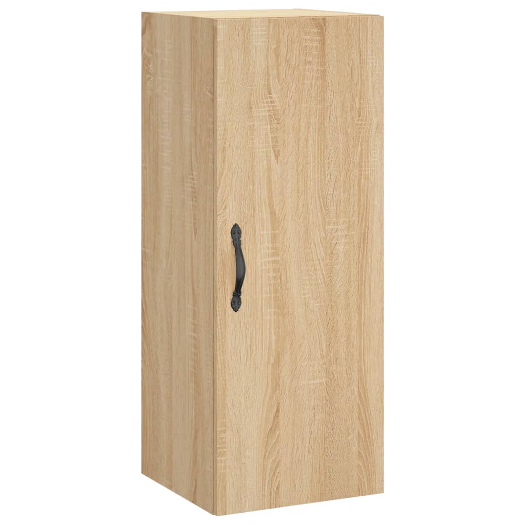 vidaXL Ντουλάπι Τοίχου Sonoma Δρυς 34,5 x 34 x 90 εκ. Επεξεργ. Ξύλο