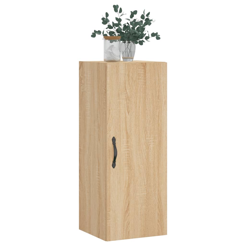 vidaXL Ντουλάπι Τοίχου Sonoma Δρυς 34,5 x 34 x 90 εκ. Επεξεργ. Ξύλο