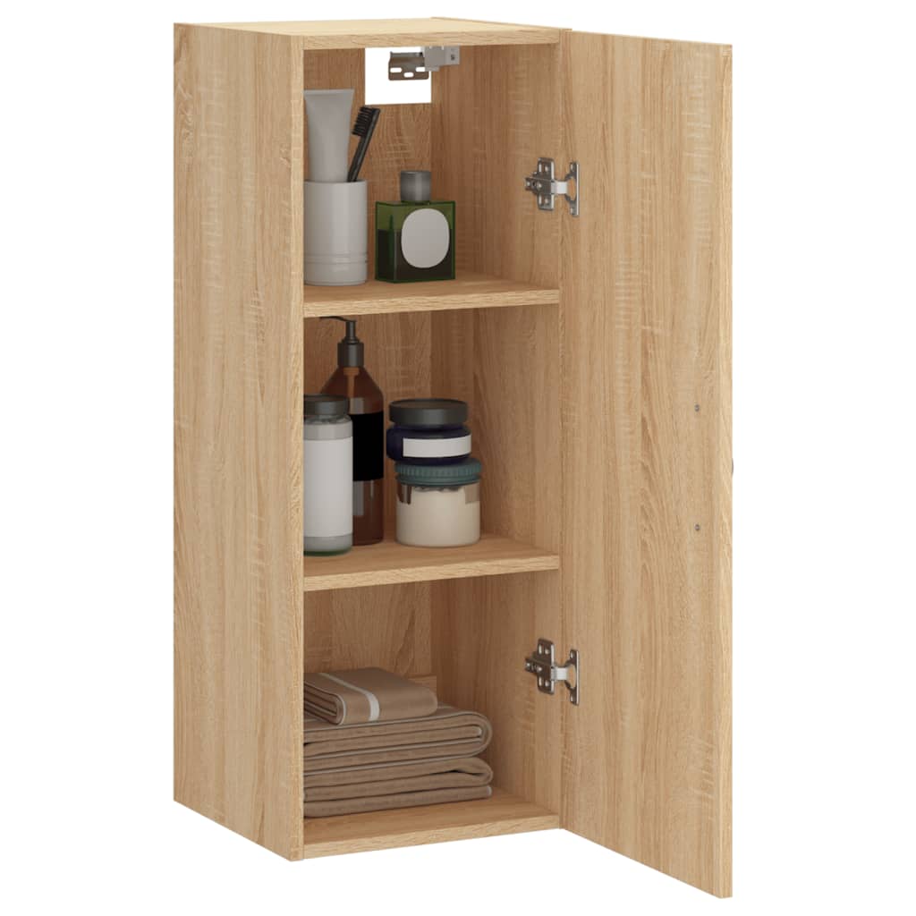 vidaXL Ντουλάπι Τοίχου Sonoma Δρυς 34,5 x 34 x 90 εκ. Επεξεργ. Ξύλο
