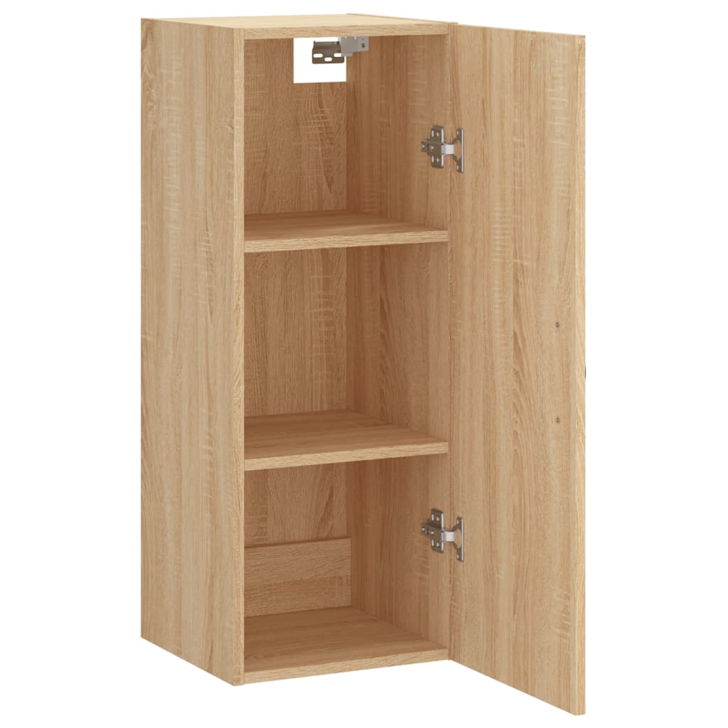 vidaXL Ντουλάπι Τοίχου Sonoma Δρυς 34,5 x 34 x 90 εκ. Επεξεργ. Ξύλο