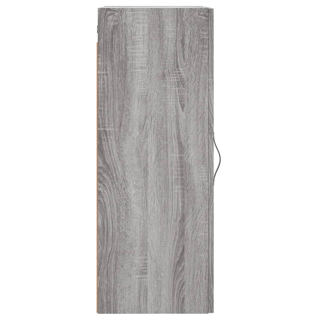 vidaXL Ντουλάπι Τοίχου Γκρι Sonoma 34,5 x 34 x 90 εκ. Επεξεργ. Ξύλο
